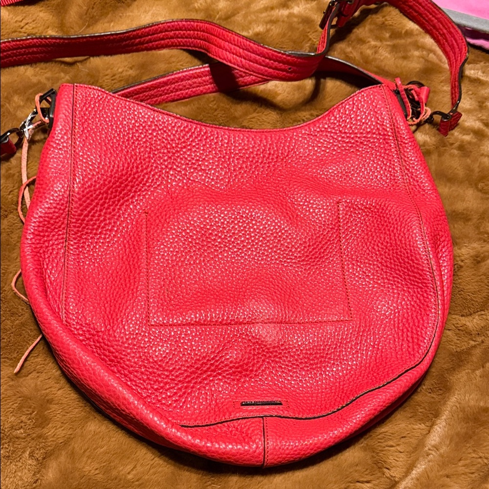 Rebecca Minkoff Vibrant Red Hobo Bag